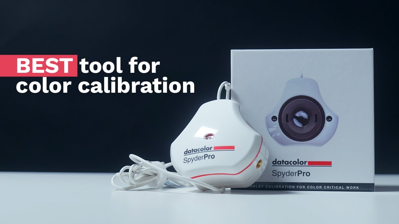 The best tools for color calibrating your display: Datacolor Spyder and SpyderPro