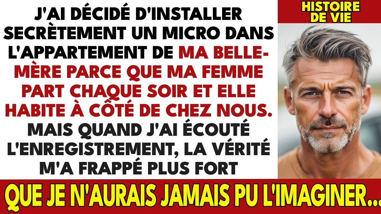 Ma Femme Part Chaque Soir Chez La Voisine, J'ai Installé Un Micro En Secret Et Ce Que J'ai Entendu