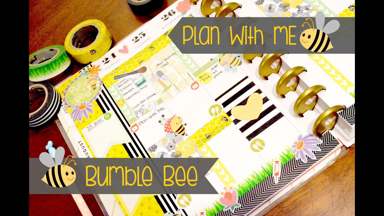 Plan With Me | Bumble Bee