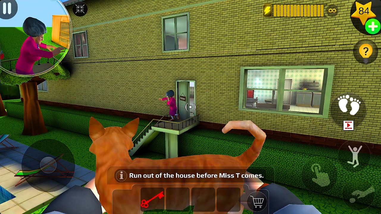Unlock The Free Path With Cat Scary Teacher 3D || Gamesturday
