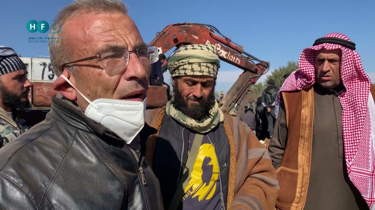مقبرة جماعية تم العثور عليها بريف درعا