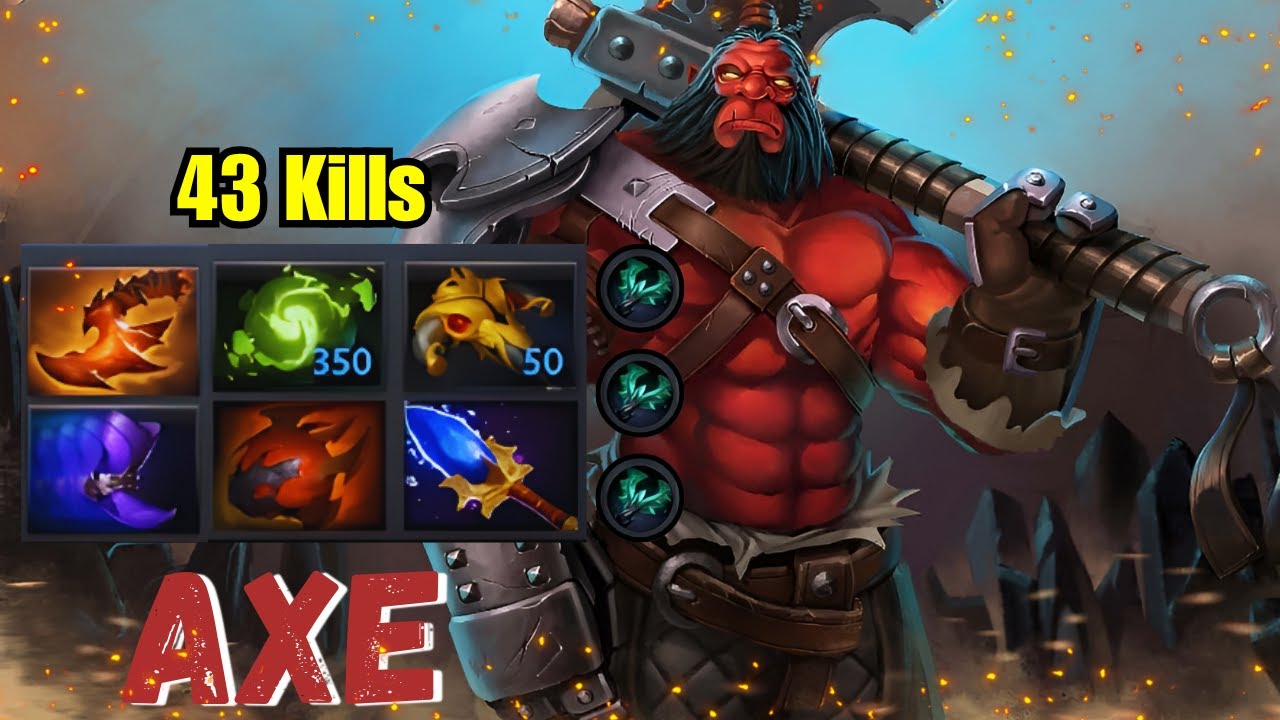 NO MERCY AXE BUILD 43 KILLS | DOTA 2&nbsp;|&nbsp;7.39C |&nbsp;FULL&nbsp;MATCH