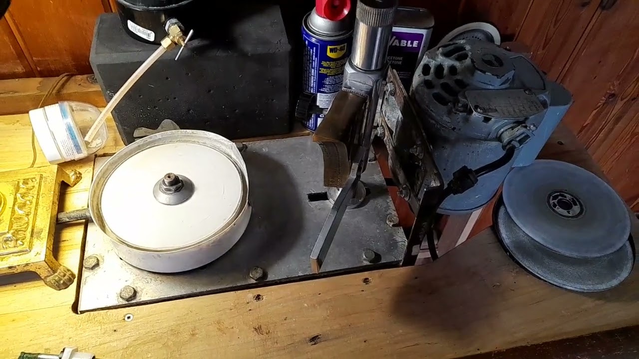 a quick overview of my simple jamb peg faceting contraption