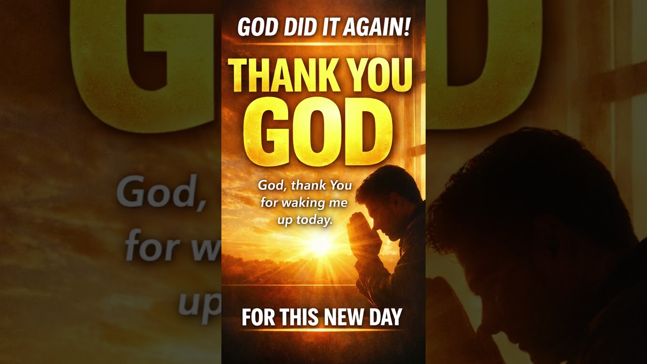 Morning Prayer of Gratitude | God, Thank You for Waking Me Up Today. @Pomoregie