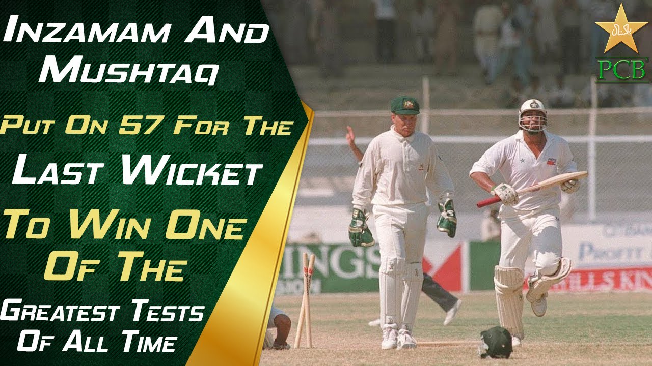 Inzamam And Mushtaq Put On 57 For The Last Wicket To Win One Of The Greatest Tests Of All Time | PCB