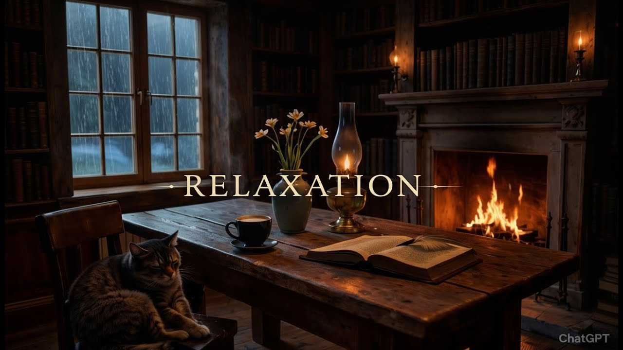 Deep Rain Sounds with Acoustic Guitar for Emotional Healing
