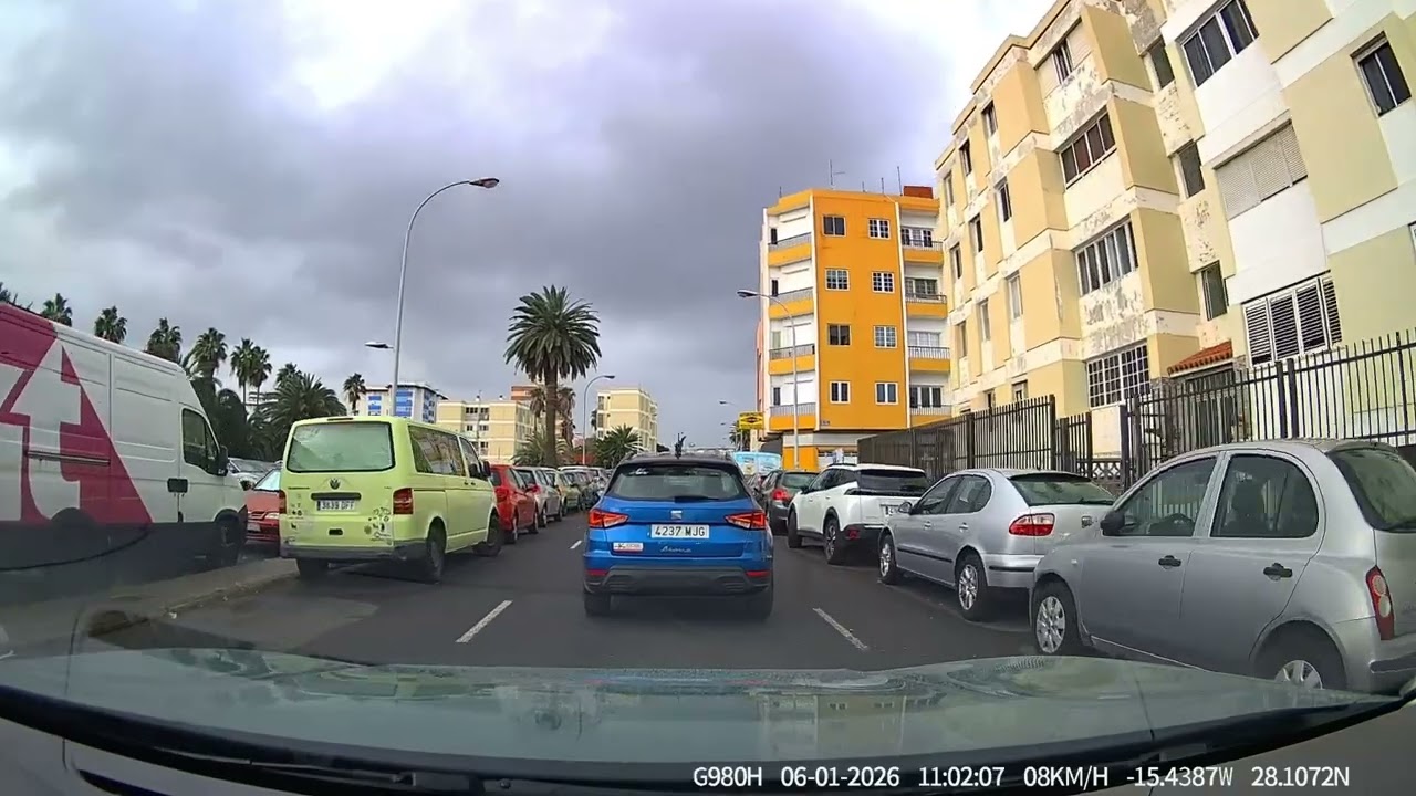 January madness Gran Canaria Dashcam