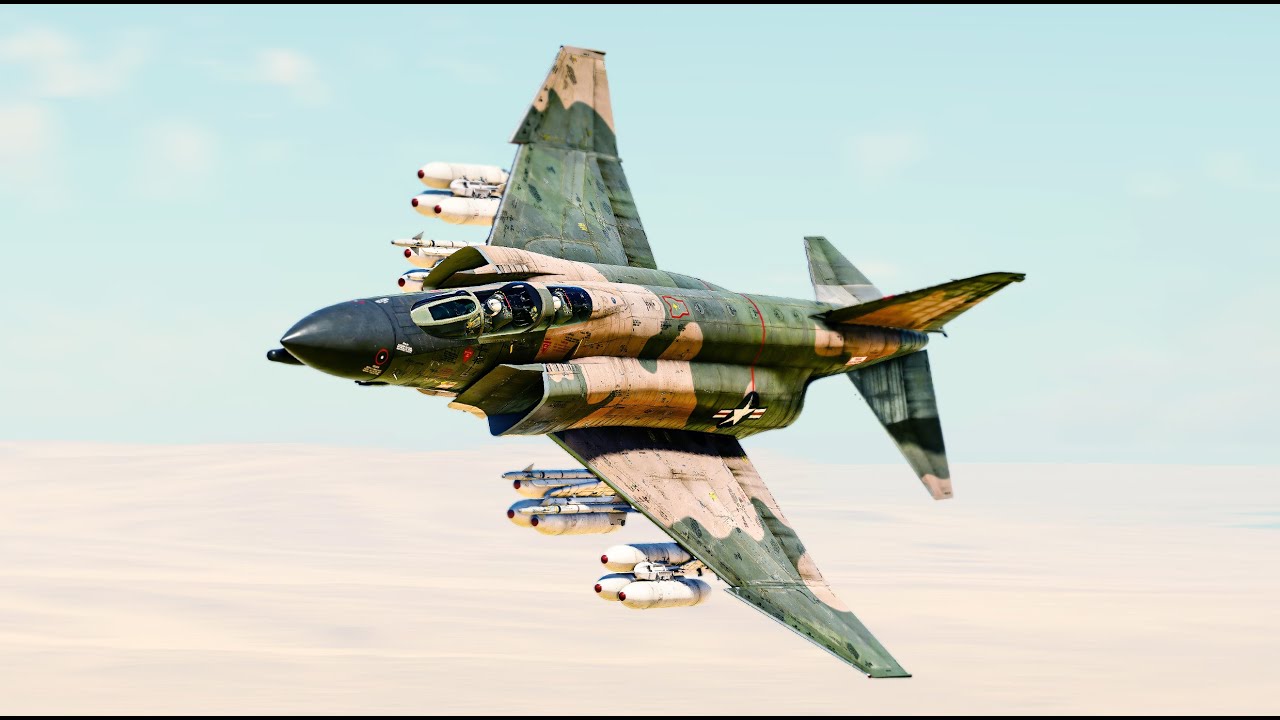 対地攻撃を終えたF-4C 敵機と遭遇する