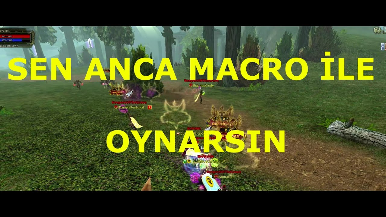 SEN ANCA MACRO İLE OYNARSIN - KniGHT oNLiNE - ALTAR - ANTiD3PR3SAN