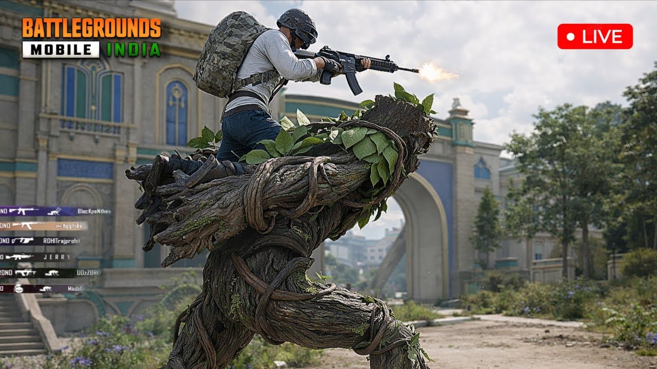BGMI LIVE ✴️| New Primewood Genesis Mode  | Erangle Match | Squad Rank Push | Gujarati Gameplay 