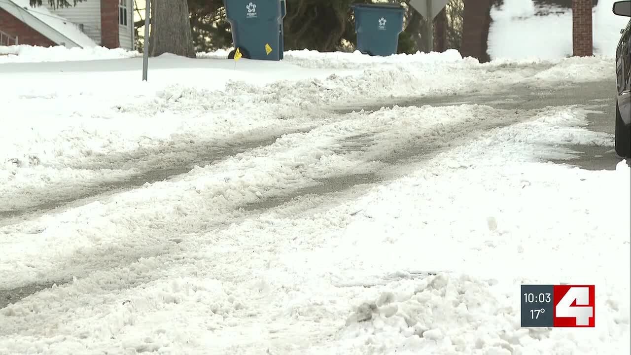 Residential street in Jennings remains unplowed days after winter storm