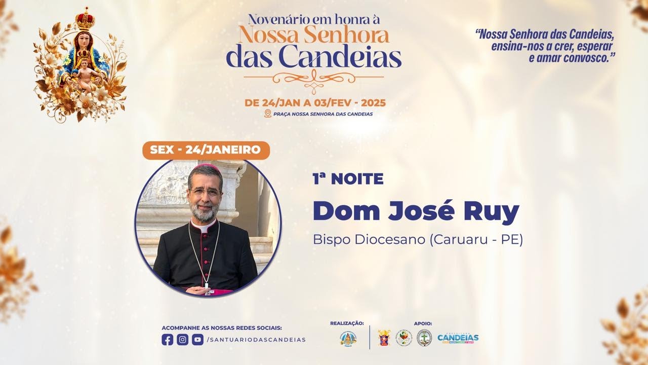 Primeira Noite do Novenário em Honra a Nossa Senhora das Candeias 2025