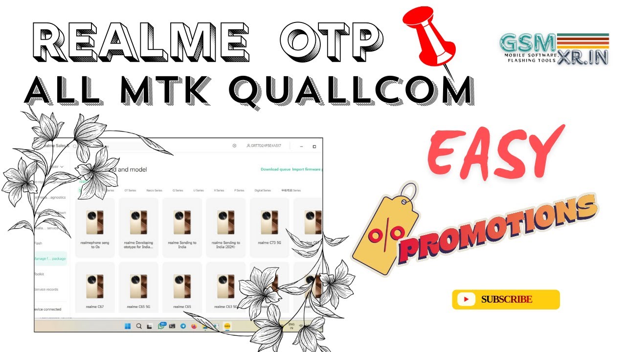 How TO Realme OTP Tool Flashing  | Realme All CPU Support