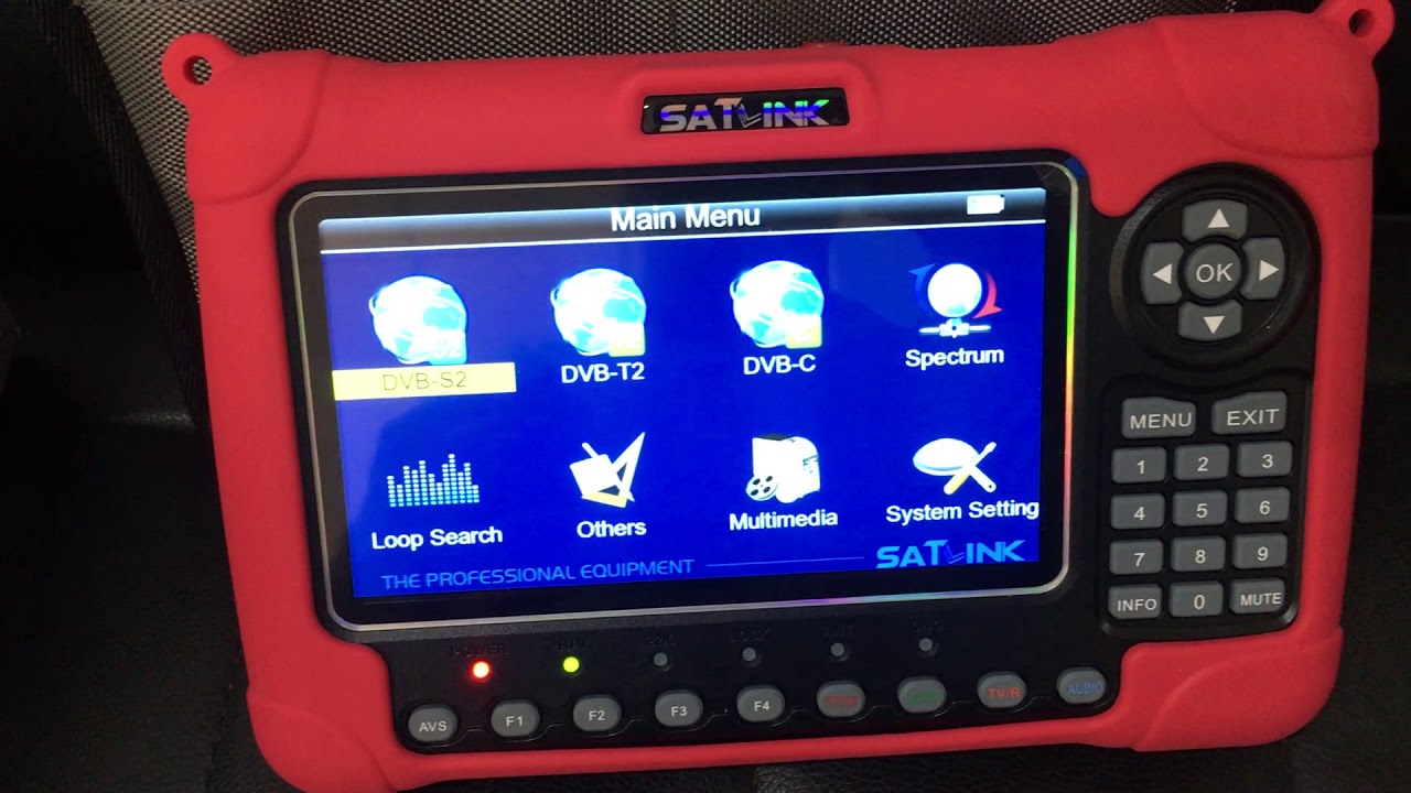 Brief introduction and demo operation on power on and charging SATLINK WS-6980 2