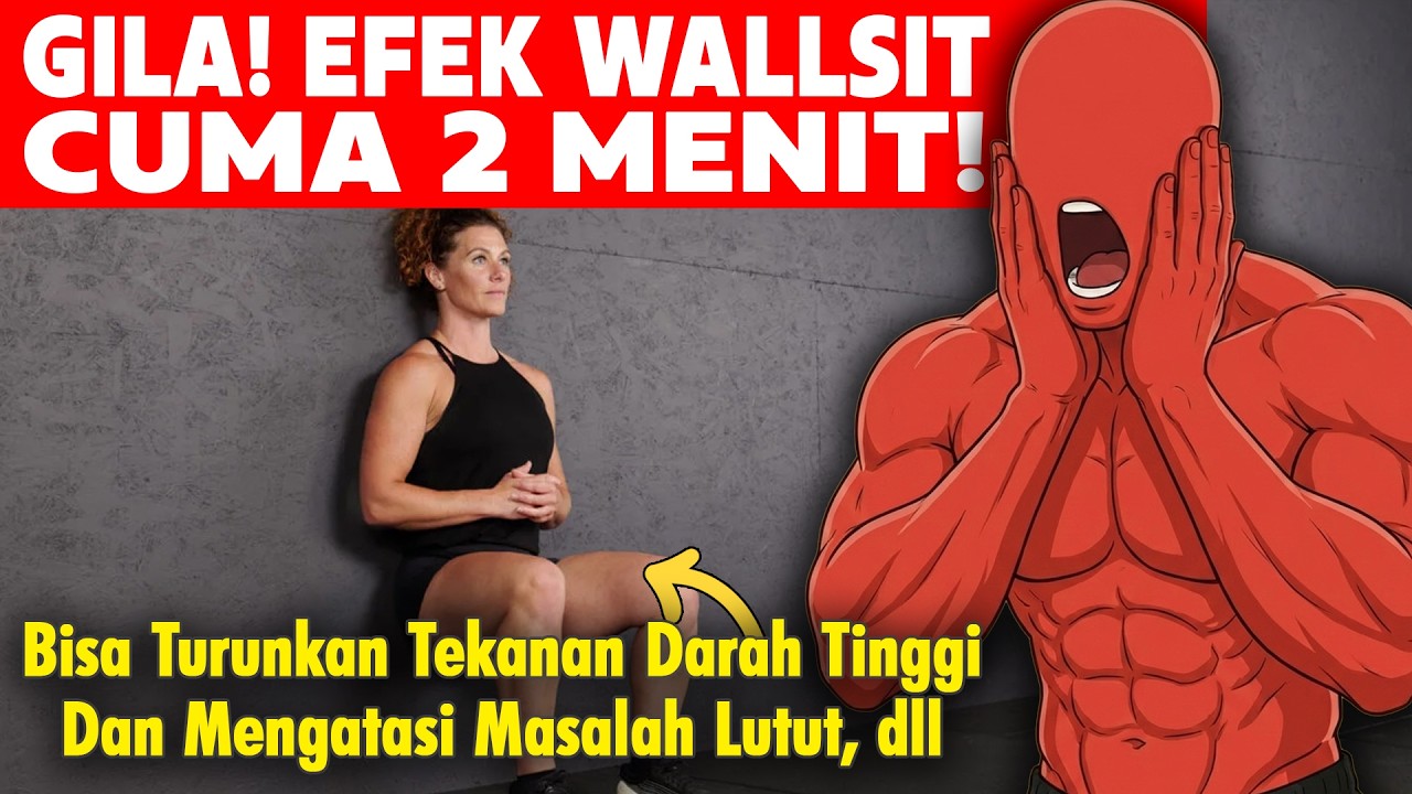 Riset Terbaru: WALLSIT Kalahkan Kardio Turunkan Tensi (Wajib Olahraga ini Untuk Usia 50+)