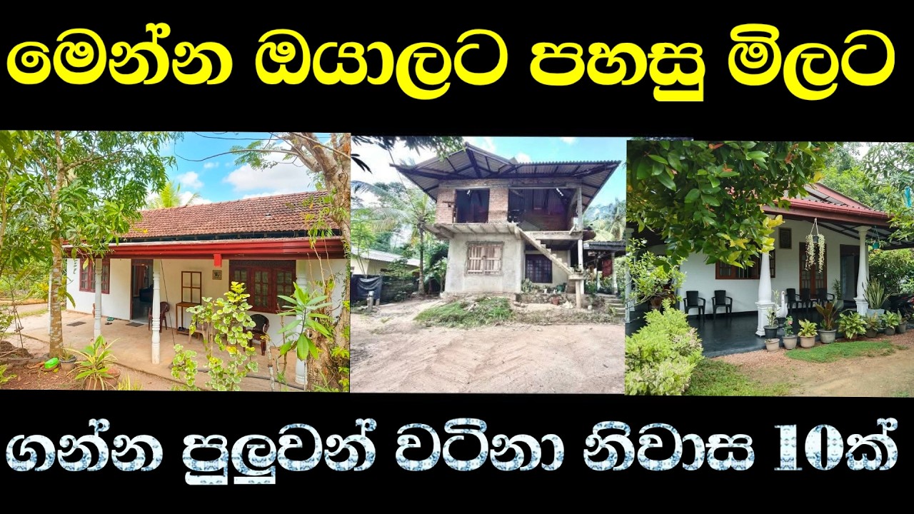සුපිරිම නිවාස 10ක් විකිණීමට 🏡  | Clear Deeds | Great for Living & Investment