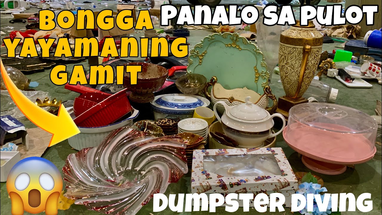 MIDNIGHT DUMPSTER DIVING | WOW PANALO LAGI SA PAMUMULOT NG KITCHENWARES | BESTIE BUDDY IN KUWAIT