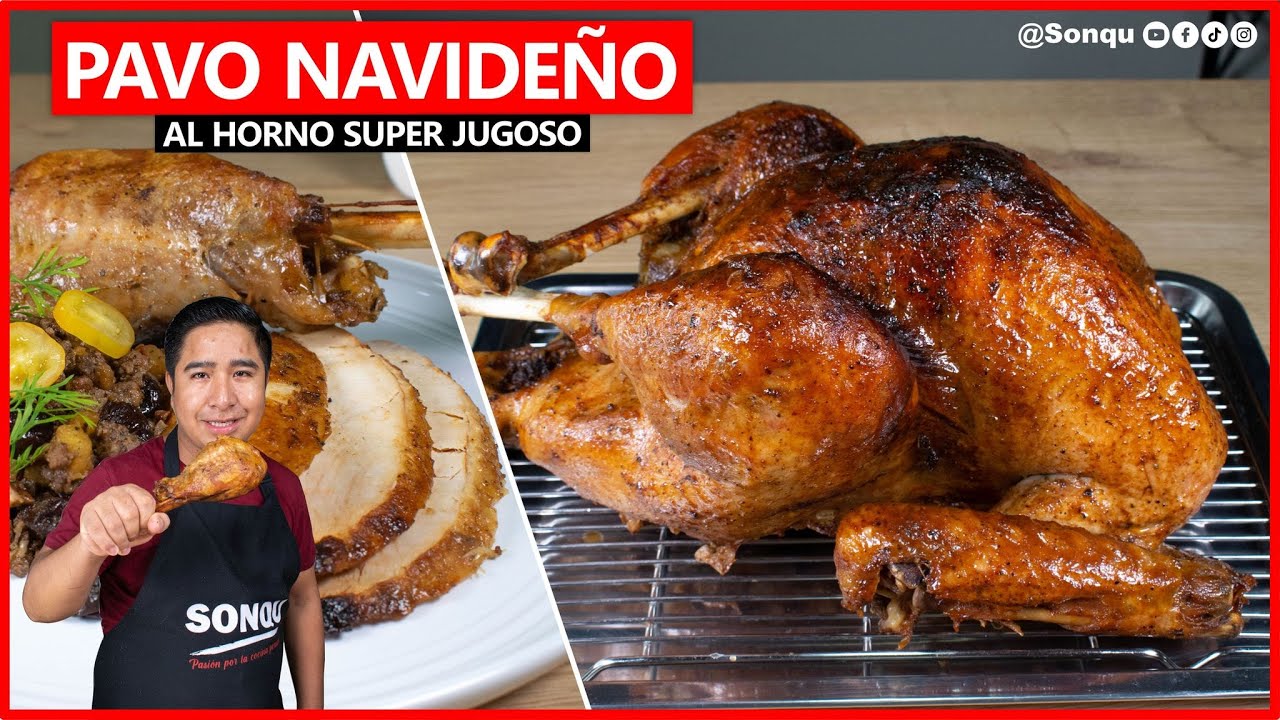 PAVO AL HORNO simplemente perfecto |  CENA NAVIDEÑA 2025 | Sonqu