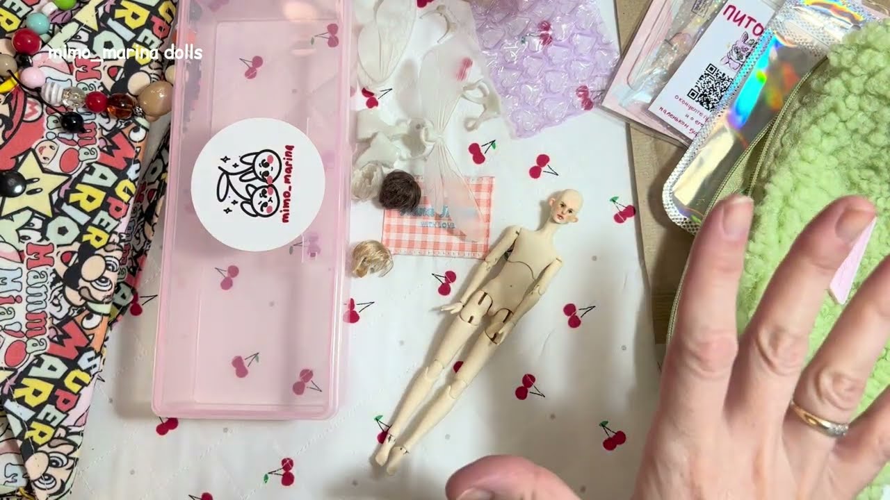 УПАКОВКА АВТОРСКОЙ КУКЛЫ _mimo marina dolls Милк