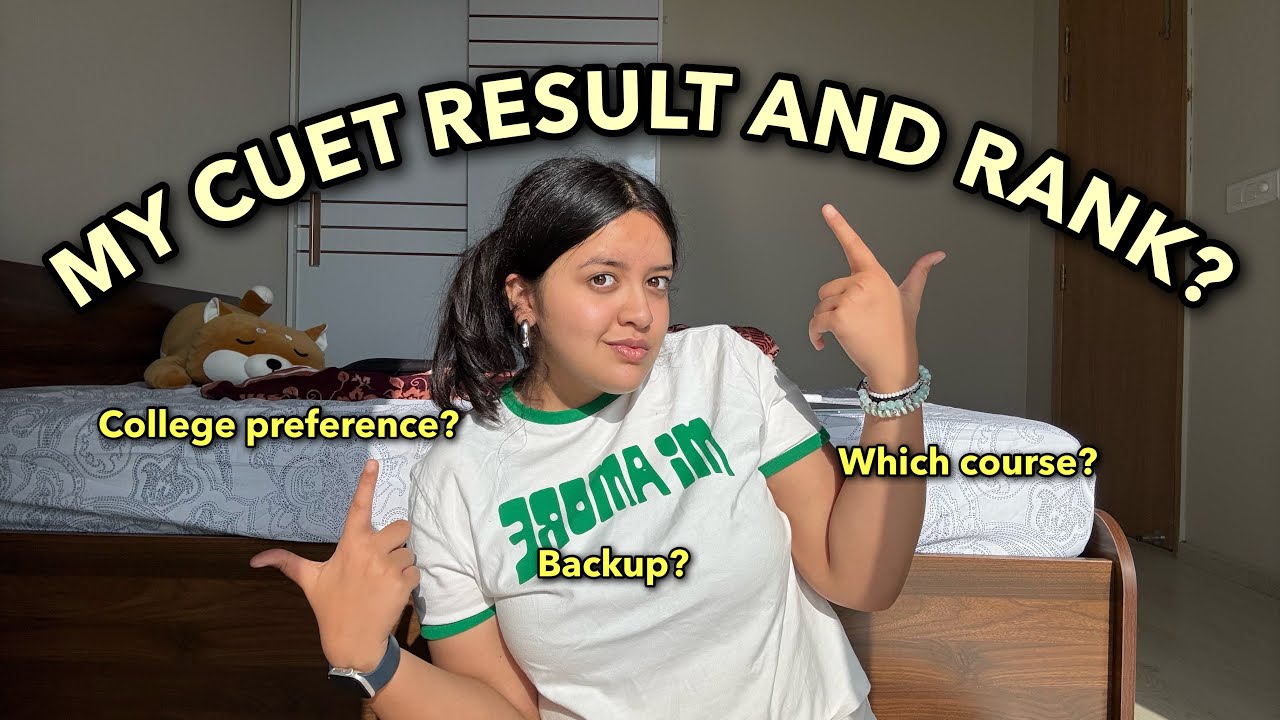 MY *CUET* RESULT AND RANK