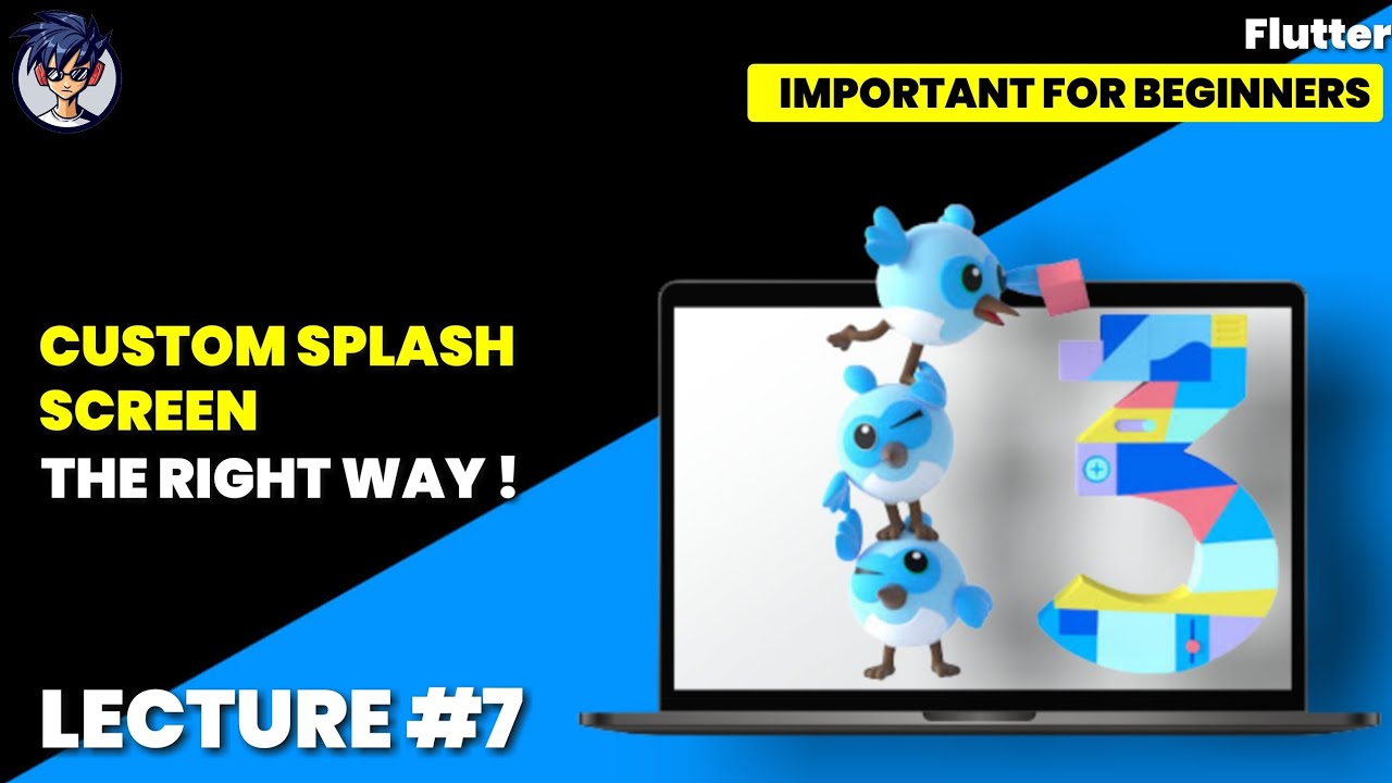 Flutter Custom Splash Screen | Flutter Animated Splash Screen