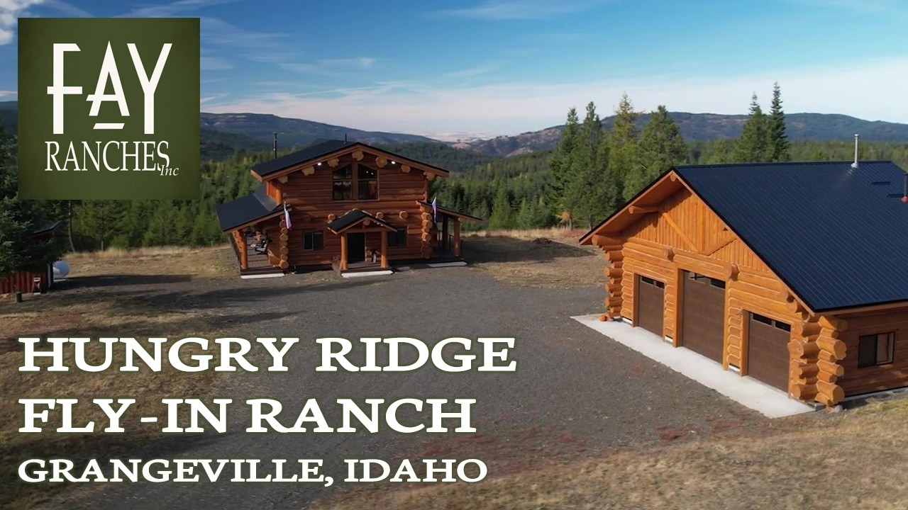 Idaho Property For Sale | Hungry Ridge Fly-In Ranch | Grangeville, Idaho
