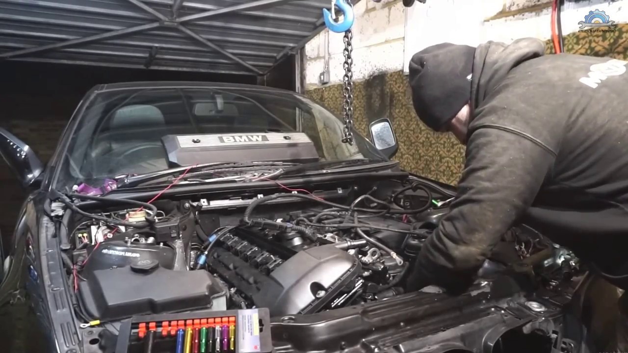 BMW e46 M54B30 ENGINE INSTALLATION
