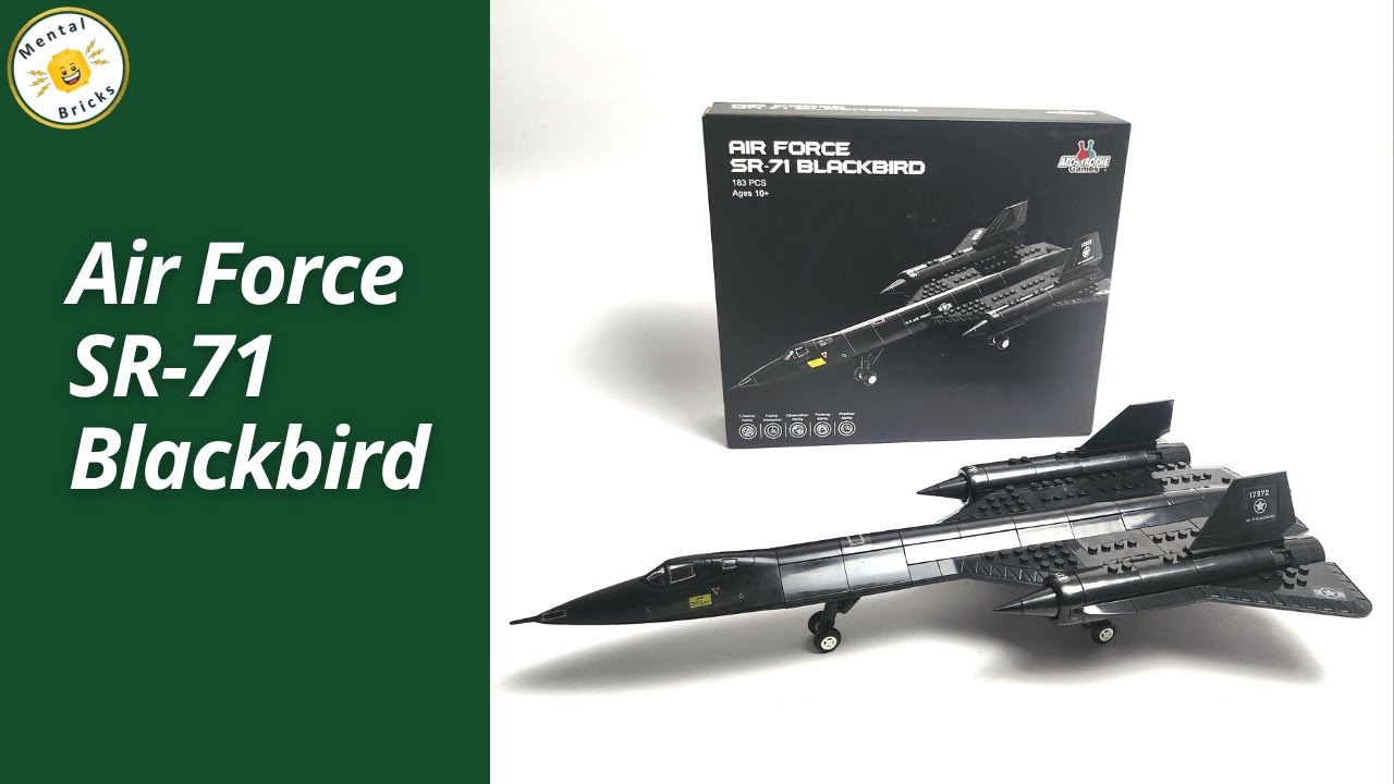 WATCH: Incredible Lego-like SR-71 Blackbird Speed Build by Apostrophe Games