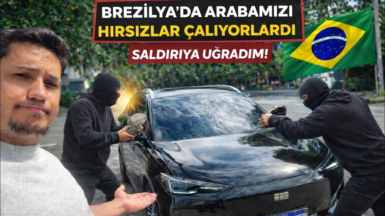 EREN UBER YAPARKEN SALDIRIYA UĞRADI! BREZILYADA UBERCILIK! @Ereniyikoskerr 