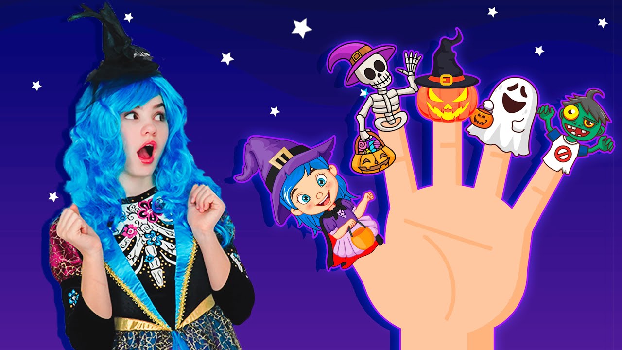 Finger Family Halloween Song ( New Version ) | Nursery Rhymes & Kids Songs
