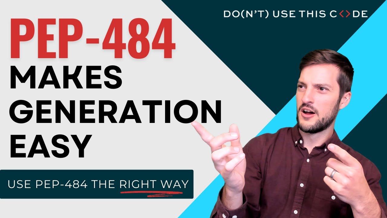 Generate Classes on the Fly | Use PEP 484 the Right Way Part 3