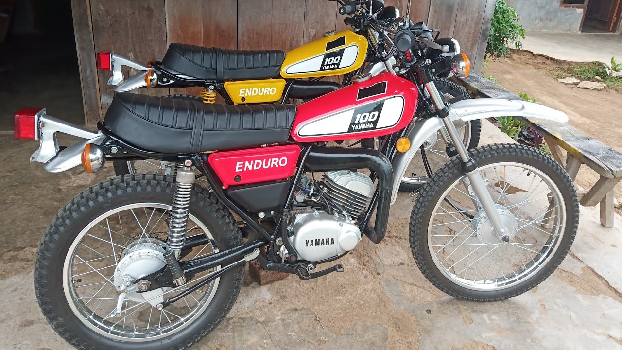 TUA TUA KELADI NIH!! RESTORASI YAMAHA DT 100 JADI PANGLING GINI!!!