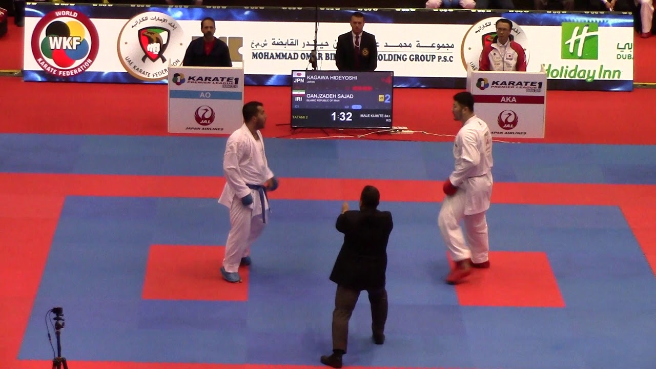 Premier League Dubai 2019 Male 84+ Kagawa Hideyoshi (JPN) vs Ganjzadeh Sajad (IRI)