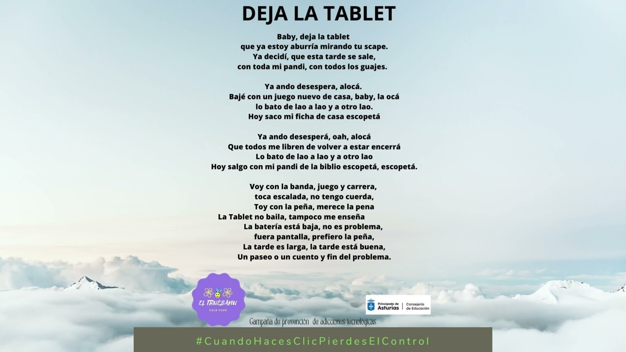 2023. CP El Truébanu (Caso, Asturias). Deja la tablet