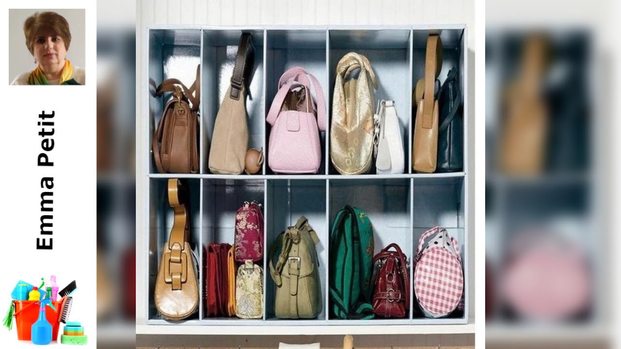 10 Astuces Ing&eacute;nieuses pour Ranger Vos Sacs &agrave; Main dans l'Armoire et la Penderie