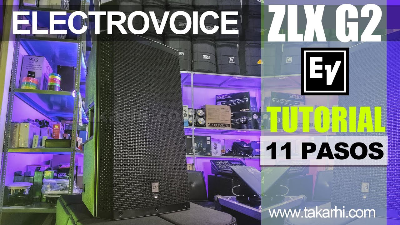 ELECTROVOICE ZLX G2 TUTORIAL REVIEW ESPAÑOL: ZLX-15P-G2, ZLX 12P, ZLX-8P Cómo usar el parlante? Perú