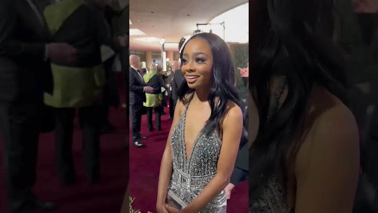 No negative energy in 2024 ✨ #SkaiJackson #goldenglobes #goldenglobes2024