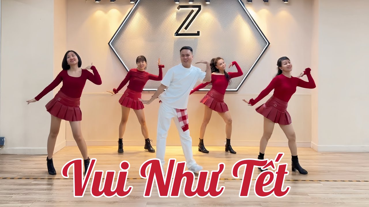 Vui Như Tết - Lâm Bảo Ngọc | Biên Đạo: Team HLV Thầy Long | DanceFit By TranLong 