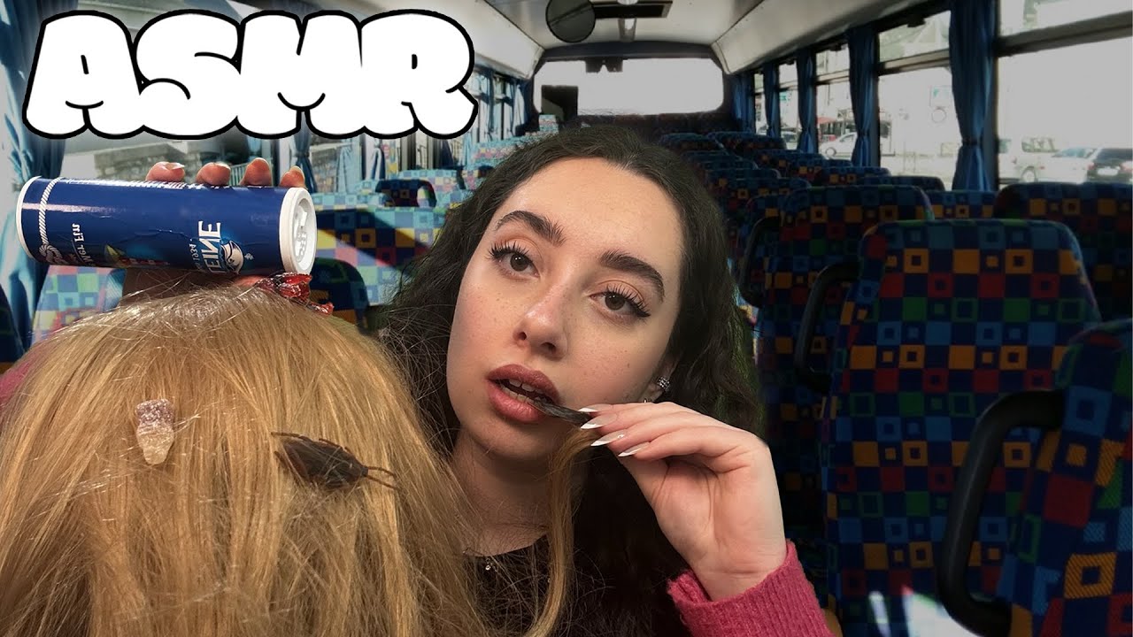🌙 ASMR FRANÇAIS : ROLEPLAY, LA PESTE DE LA CLASSE MANGE ENCORE TES POUX DANS LE CAR...🪳
