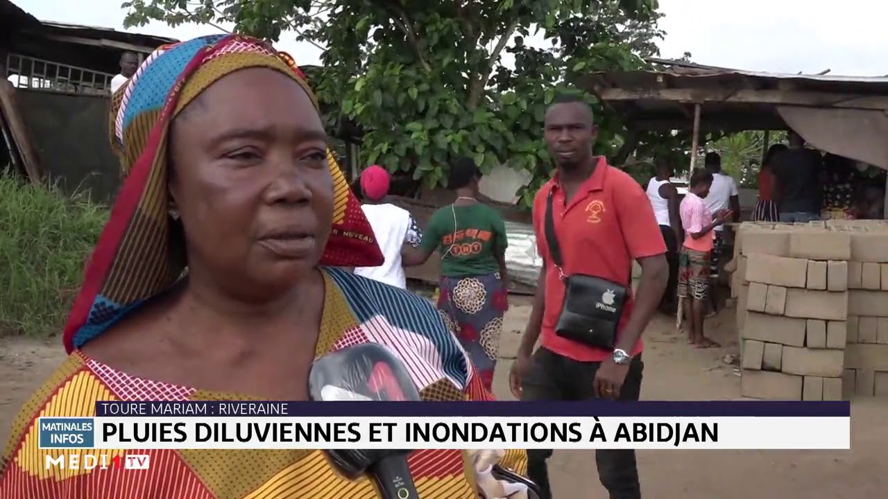 Côte d'Ivoire: pluies diluviennes et inondations à Abidjan