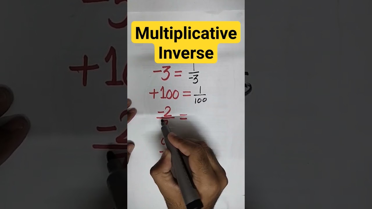 Multiplicative inverse #viral #shorts #trending  #viralvideo #shortsfeed #viralshort #viralreels #1k