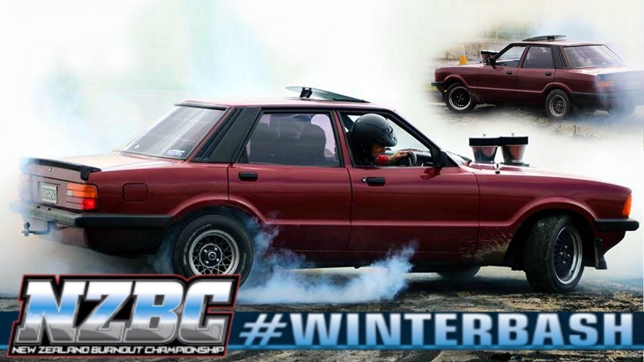 Sweet Mk5 Cortina Burnout | NZBC #WinterBash