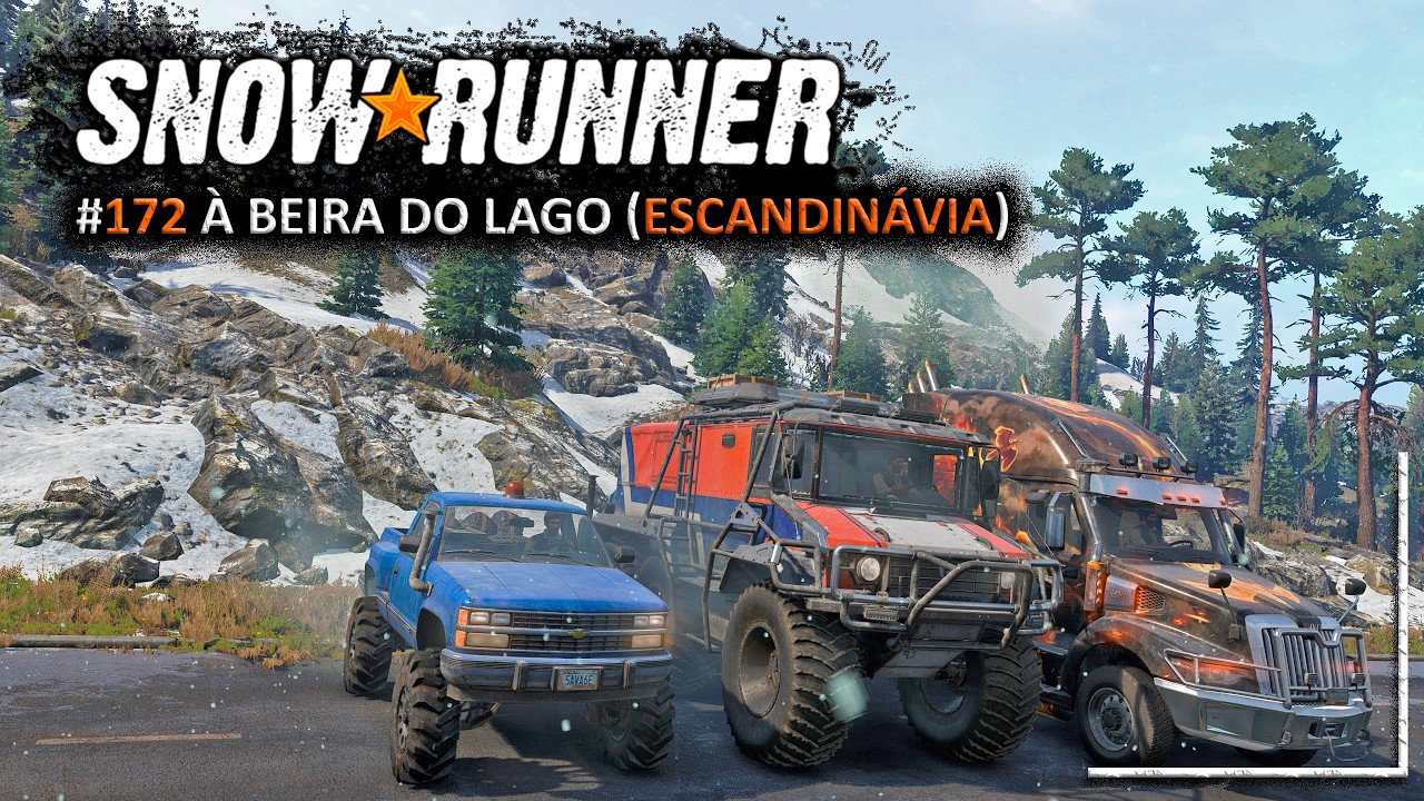 🔴 LIVE SNOWRUNNER  #172 - À BEIRA DO LAGO (ESCANDINÁVIA)