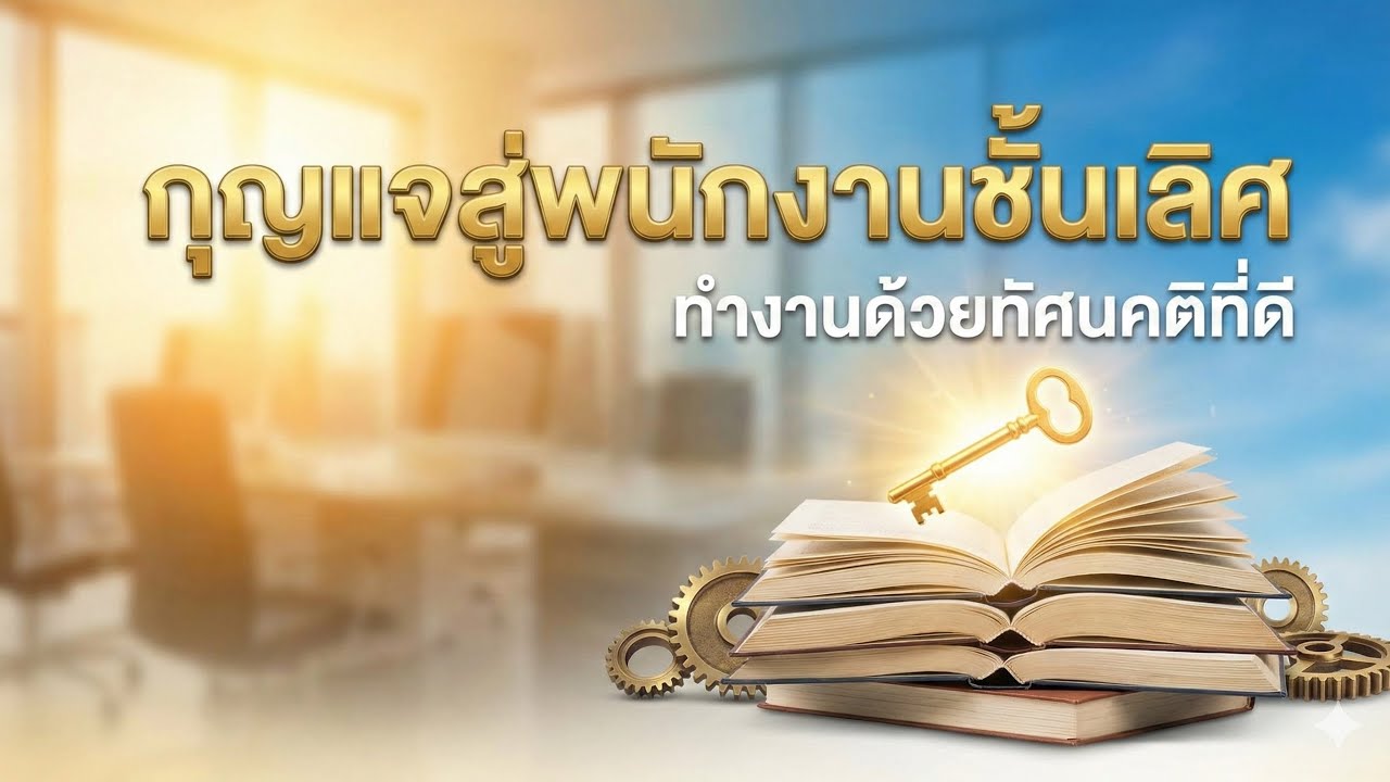 ทำงานด้วยทัศนคติที่ดี | กุญแจสู่พนักงานชั้นเลิศ #2