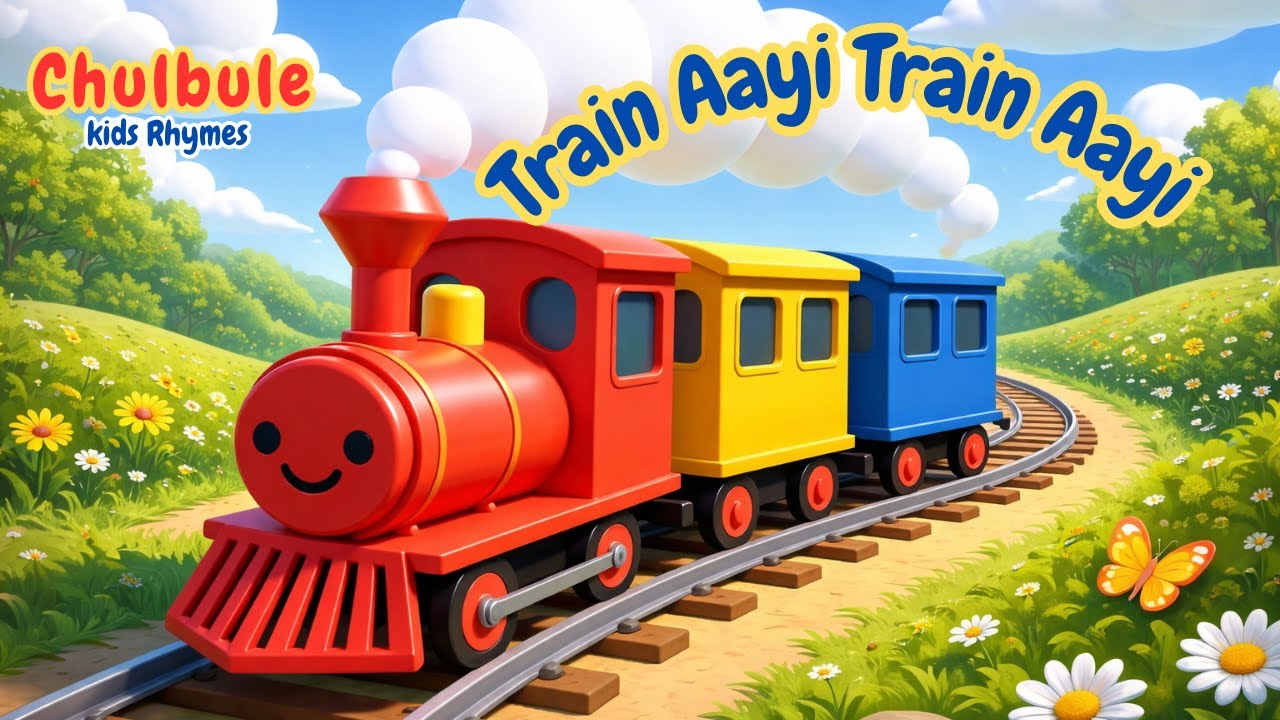 Train Aayi Train Aayi | Rhymes for Kids | Train Song | Bachon Ke Gaane | Chulbule Kids Rhyme