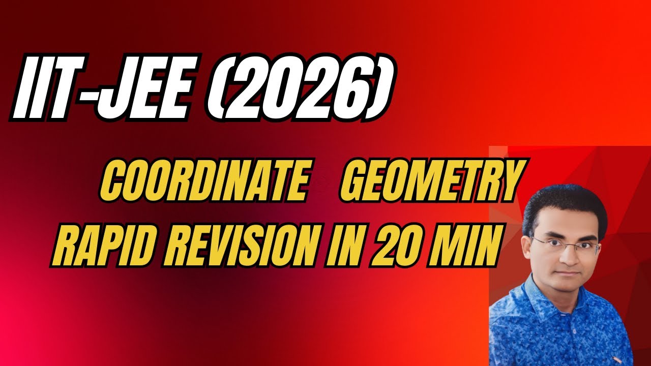 RAPID REVISON OF BRIEF REVIEW OF CARTESIAN SYSTEM OF RECTANGULAR CO-ORDINATES FOR JEE 2026