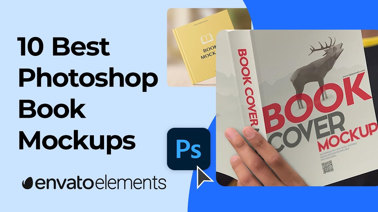 10 Best Book Mockups for Photoshop