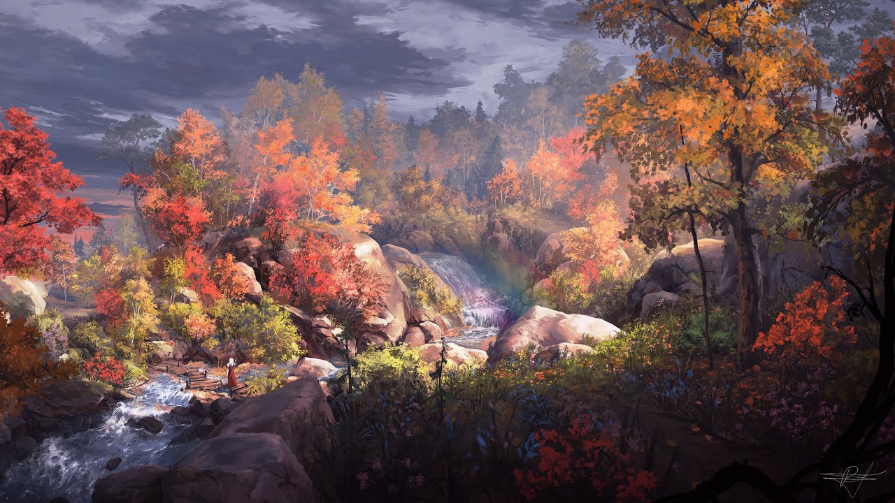 Autumn’s Grace – Relaxing RPG Fantasy Music & Fall Forest Ambience 🍁