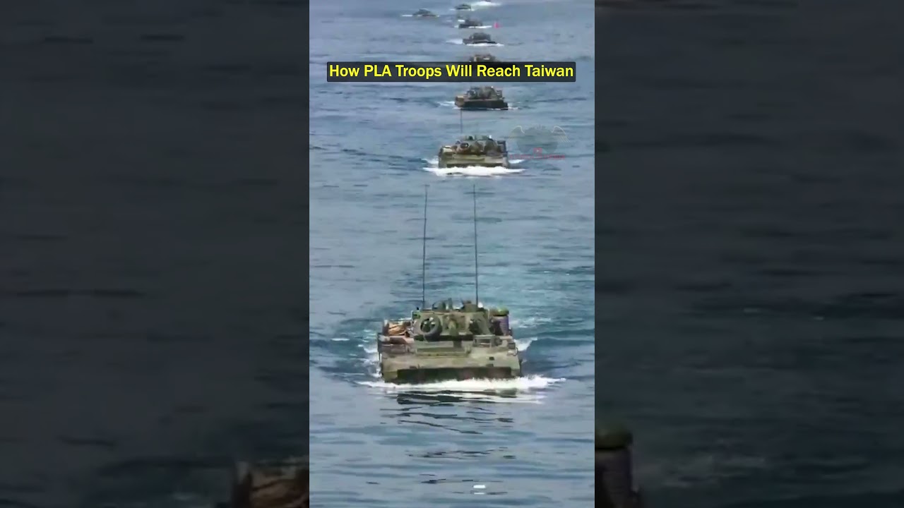 Chinese PLA Amphibious Assault Drills Near Taiwan!
