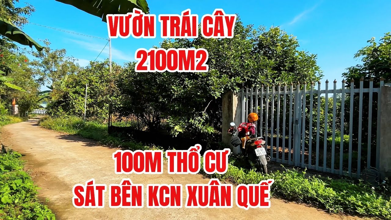 Bán vườn trái cây có thổ cư sát bên KCN Xuân quế gần sân bay Long thành #đất_đồng_nai 